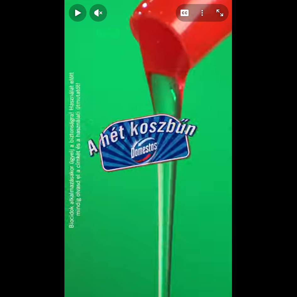 UNILEVER DOMESTOS 7 KOSZBŰN SOCIAL VIDEÓSOROZAT
